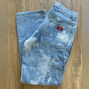 Dickies hand dyed cloud denim carpenter jeans